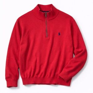Polo Ralph Lauren Quarter Zip Sweater – Red – Men’s XXL